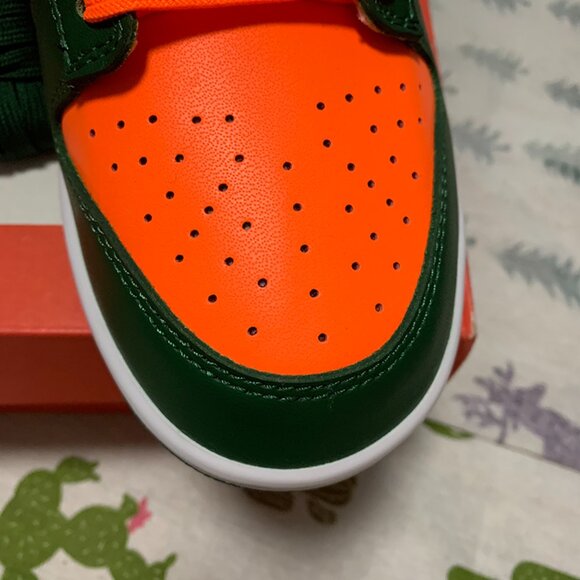 Nike Dunk Low Miami Hurricane skate sneakers - Picture 7 of 7